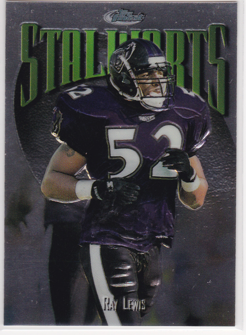 1997 Finest Embossed #302 Ray Lewis S