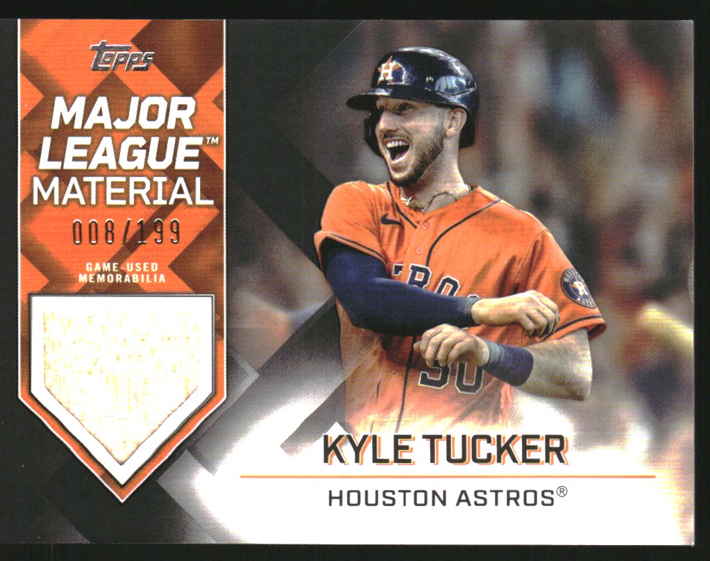 2022 Topps Major League Materials Black #MLMKT Kyle Tucker S2