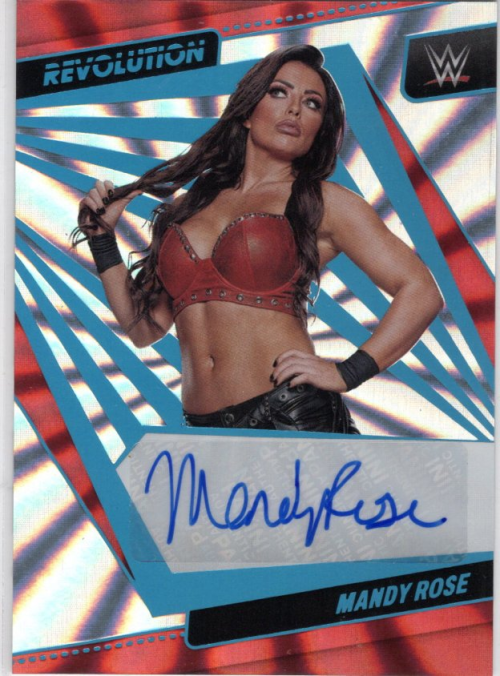 2022 Panini Revolution WWE MANDY ROSE Autograph popular Auto Wrestling Card