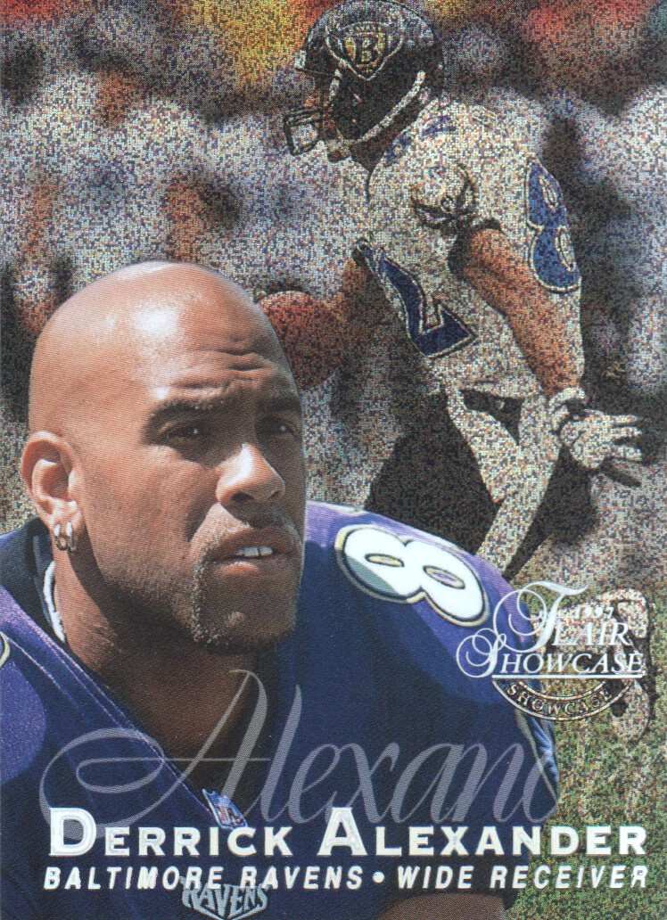 1997 Flair Showcase Row 0 #85 Derrick Alexander WR