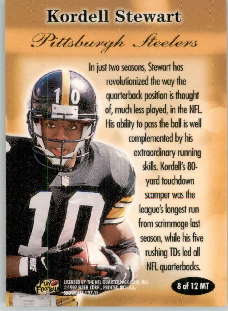 1997 Flair Showcase Football "Insert" Cards - Picture 7 of 21