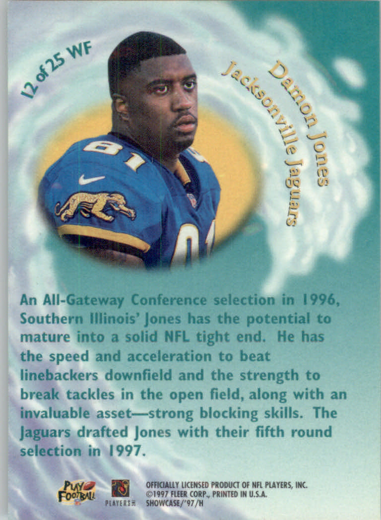 1997 Flair Showcase Football "Insert" Cards - Picture 13 of 21