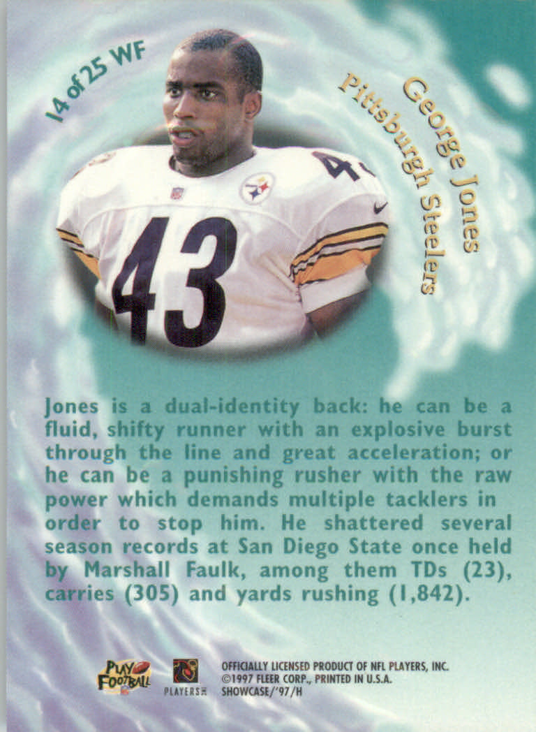 1997 Flair Showcase Football "Insert" Cards - Picture 17 of 21