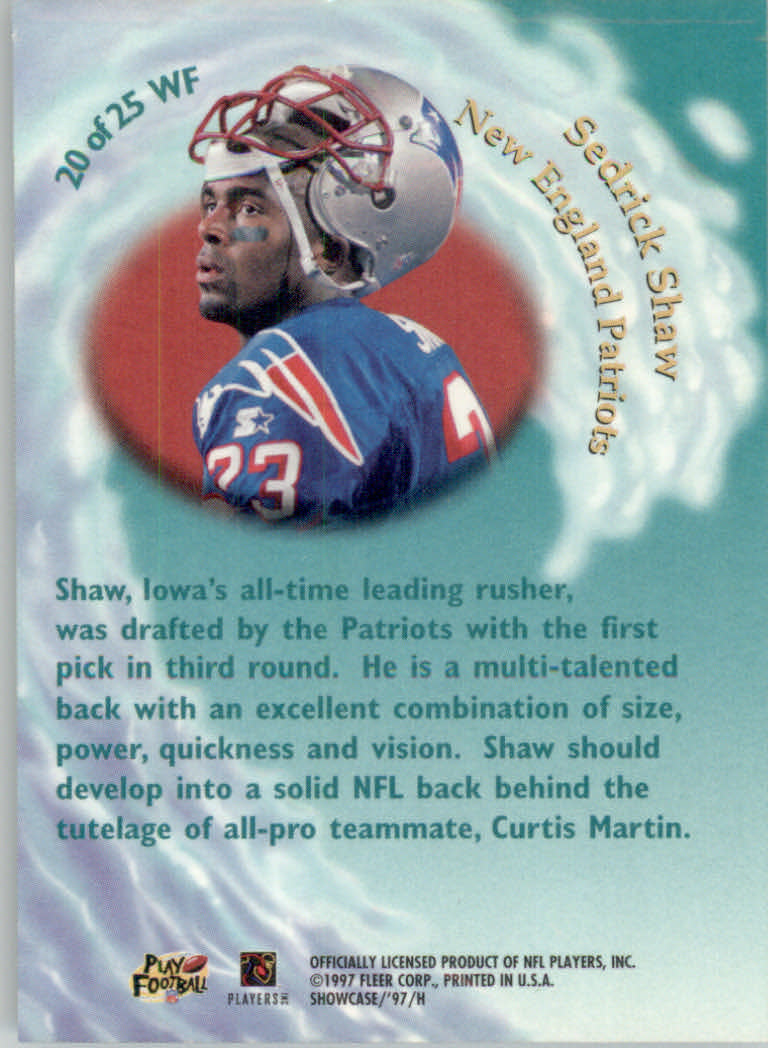 1997 Flair Showcase Football "Insert" Cards - Picture 21 of 21