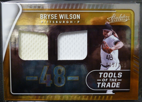 2022 Absolute Tools of the Trade 2 Swatch #26 Bryse Wilson/199