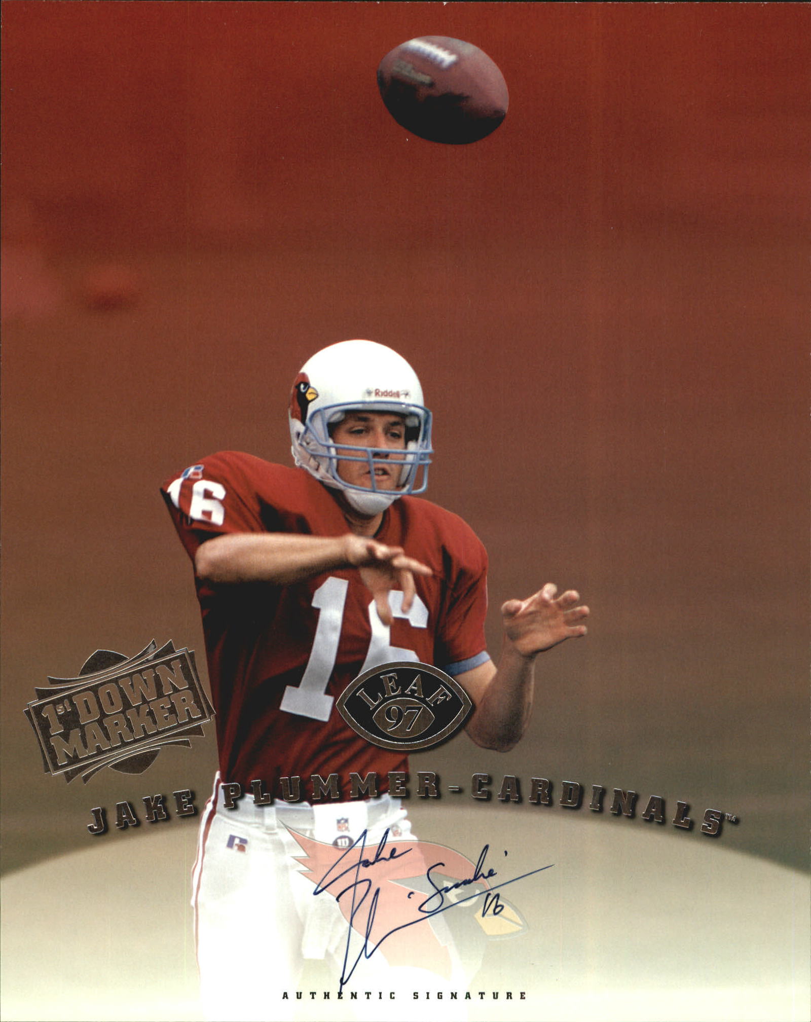 Signed Arizona State Sun Devils Jake Plummer Autographed Mini