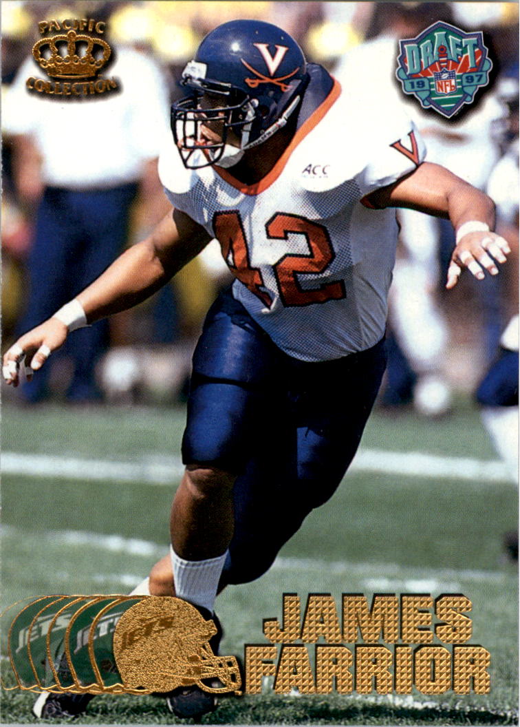 1997 Pacific 433 James Farrior RC NMMT