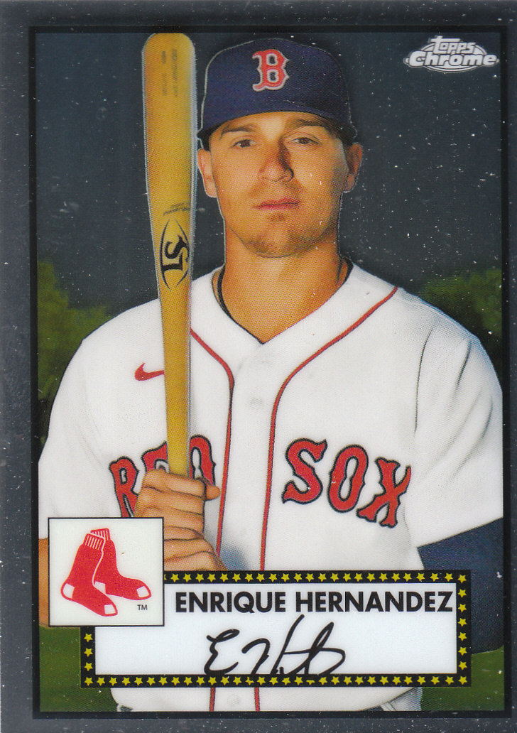 2021 Topps Chrome Platinum Anniversary #486 Enrique Hernandez