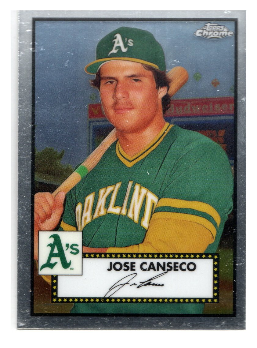 2021 Topps Chrome Platinum Anniversary #579 Jose Canseco - NM-MT