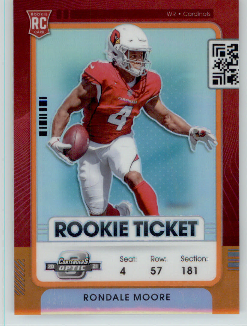 RONDALE MOORE 2021 Panini Absolute Rookie Material Jersey 