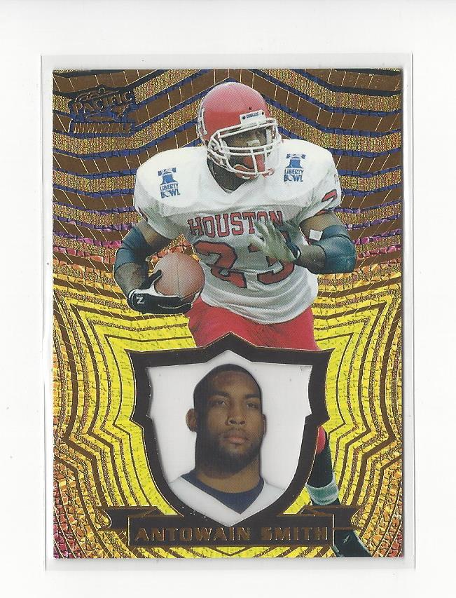 1997 Pacific Invincible #18 Antowain Smith RC