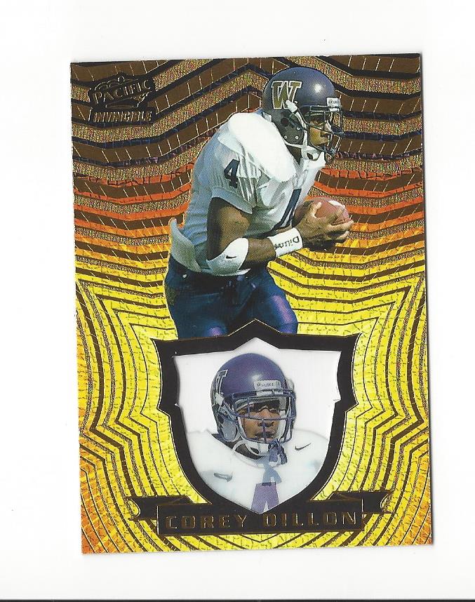1997 Pacific Invincible #126 Corey Dillon RC