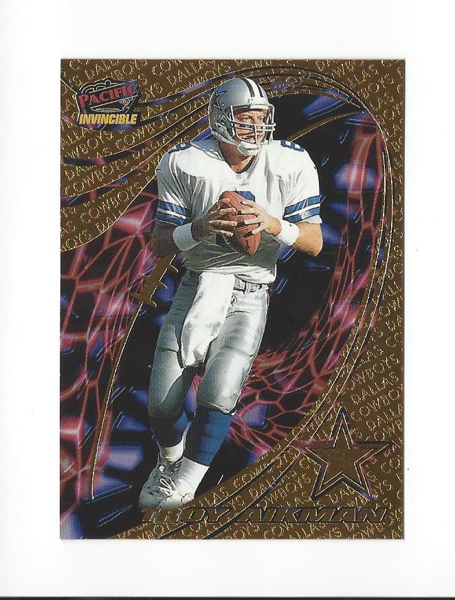 1997 Pacific Invincible Pop Cards Gold Prizes #2 Troy Aikman