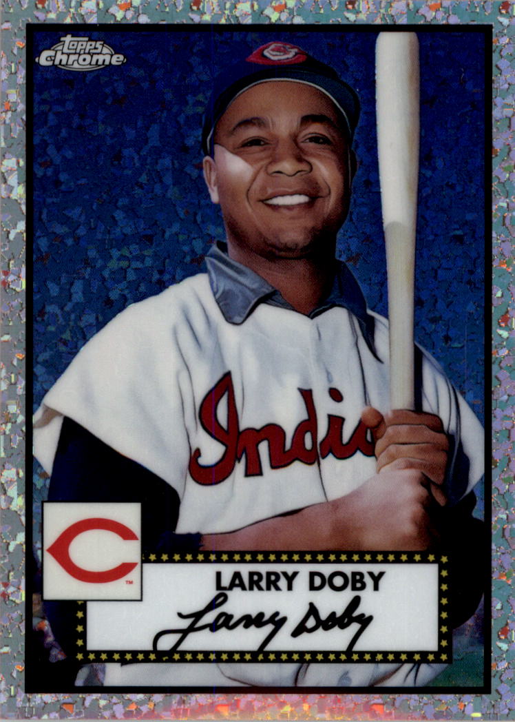 Larry Doby 2021 Topps Chrome Platinum Anniversary Edition Baseball Card #634