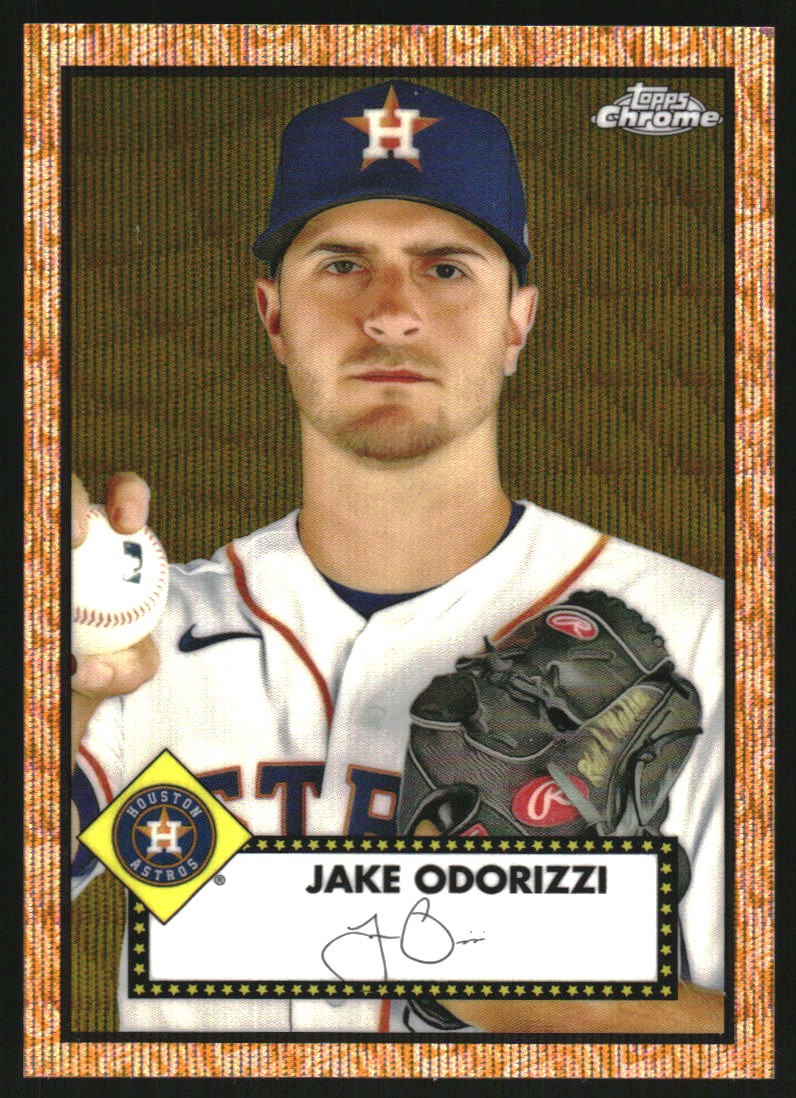 2021 Topps Chrome Platinum Anniversary Gold and Rose Gold 70th Anniversary Refractors #439 Jake Odorizzi