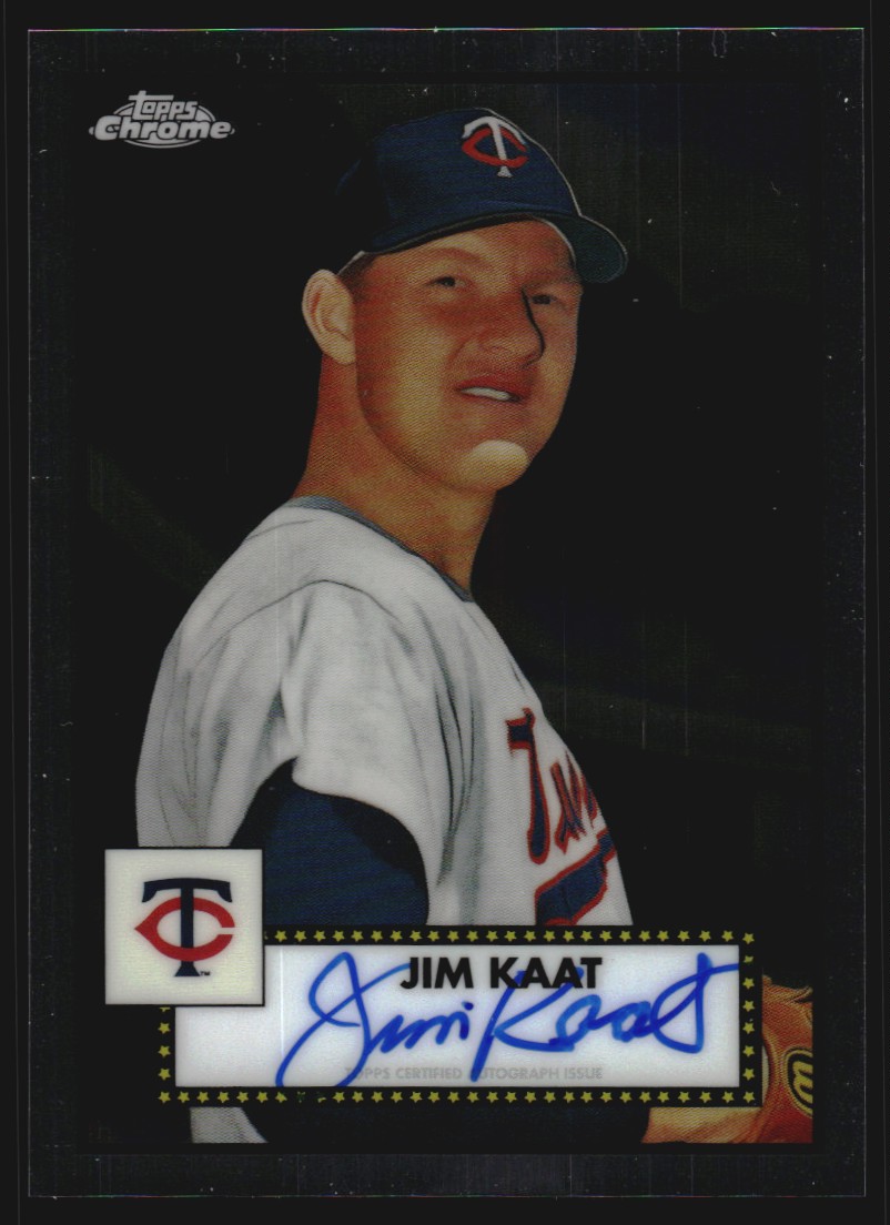 2021 Topps Chrome Platinum Anniversary Autographs #PAJKA Jim Kaat