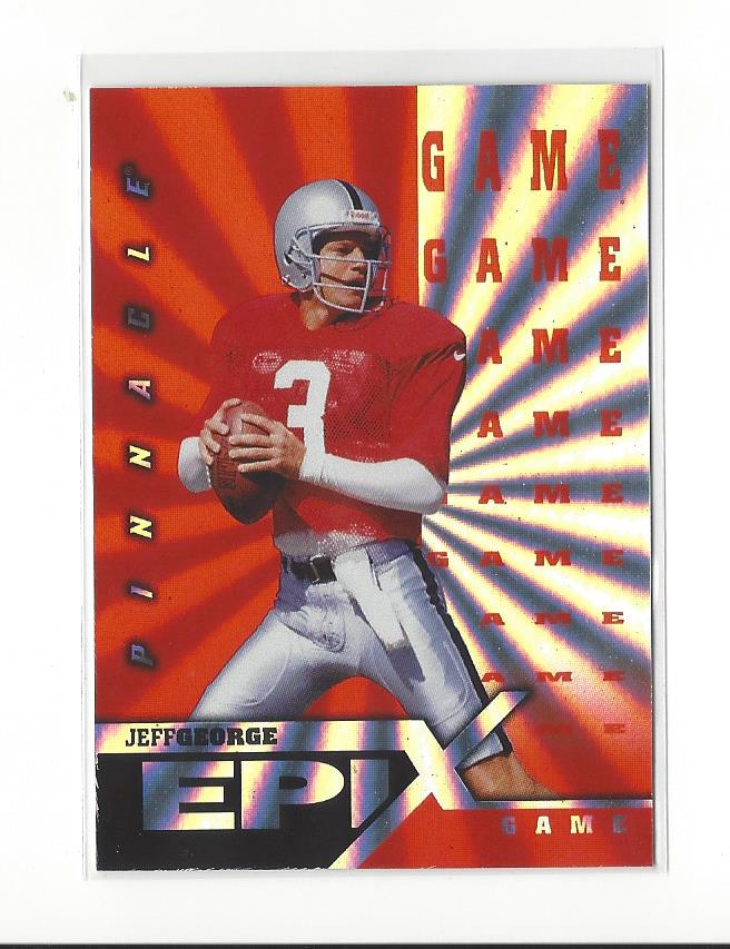1997 Pinnacle Epix #E5 Jeff George GAME