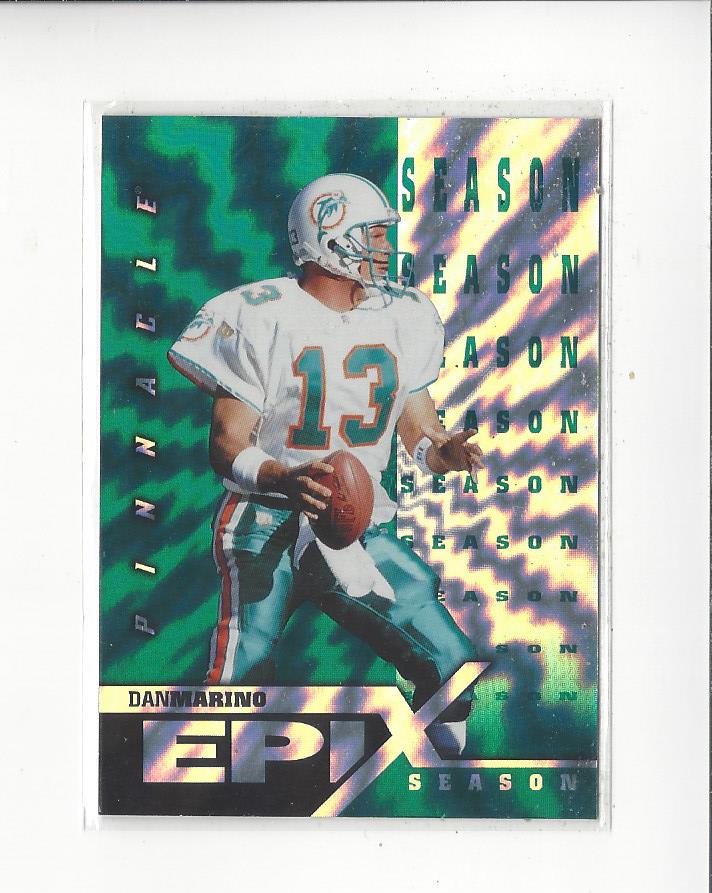1997 Pinnacle Epix Emerald #E17 D.Marino SEASON
