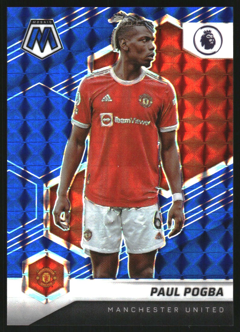 2022 Panini Prizm World Cup Prizms Green Wave #103 Paul Pogba on