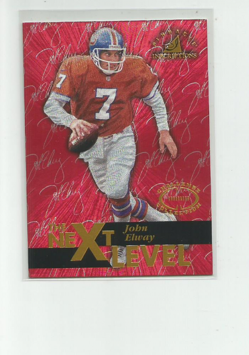 1997 Pinnacle Inscriptions Challenge Collection #35 John Elway TNL