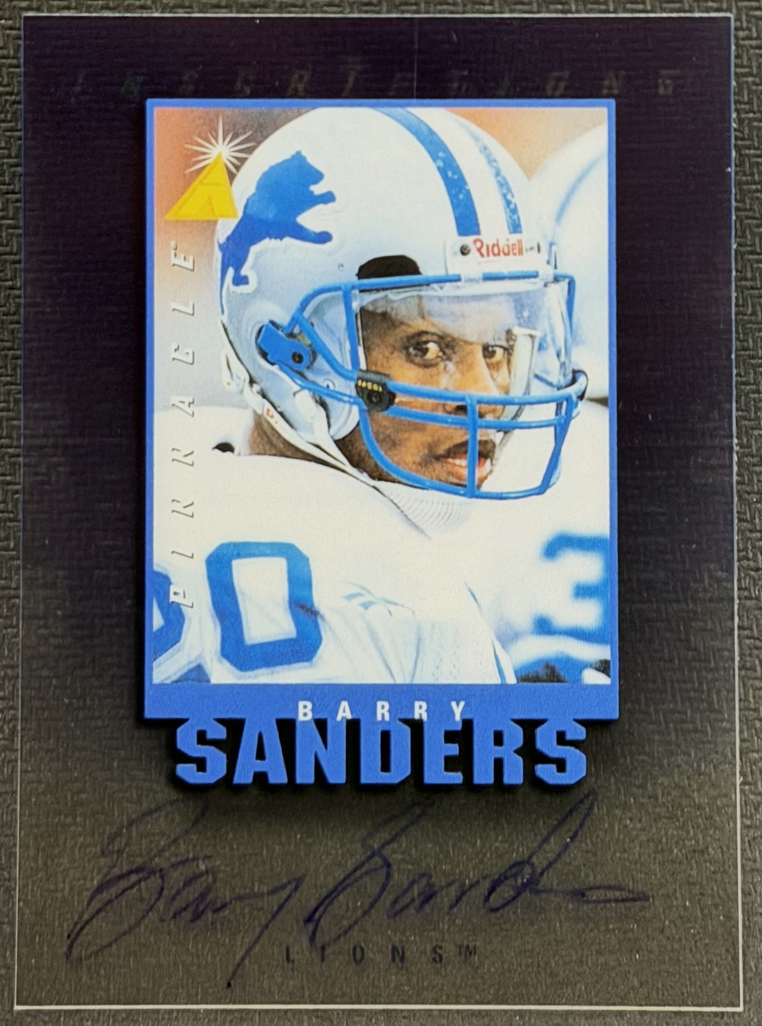 1997 Pinnacle Inscriptions Autographs #25 Barry Sanders/2053