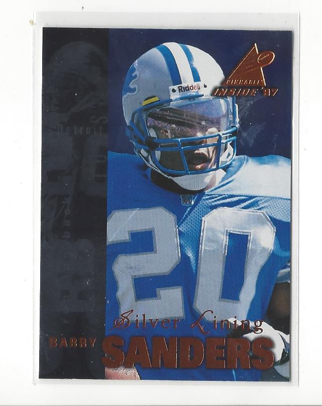1997 Pinnacle Inside Silver Lining #3 Barry Sanders