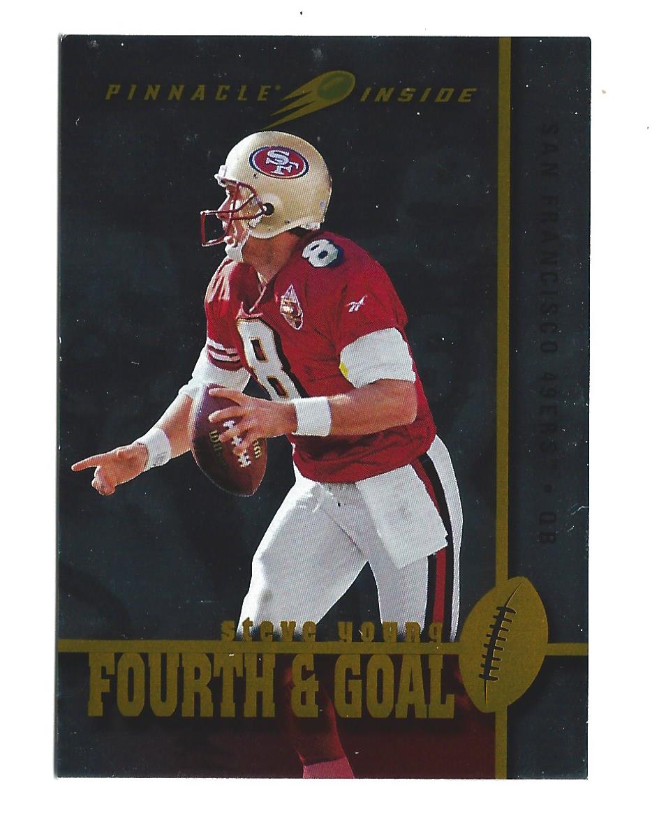 1997 Pinnacle Inside Fourth and Goal #5 Steve Young