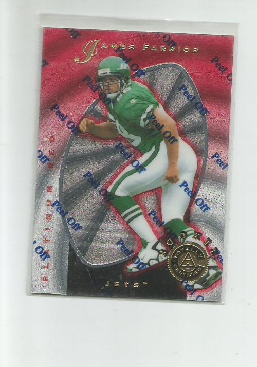 1997 Pinnacle Totally Certified Platinum Red #132 James Farrior RC