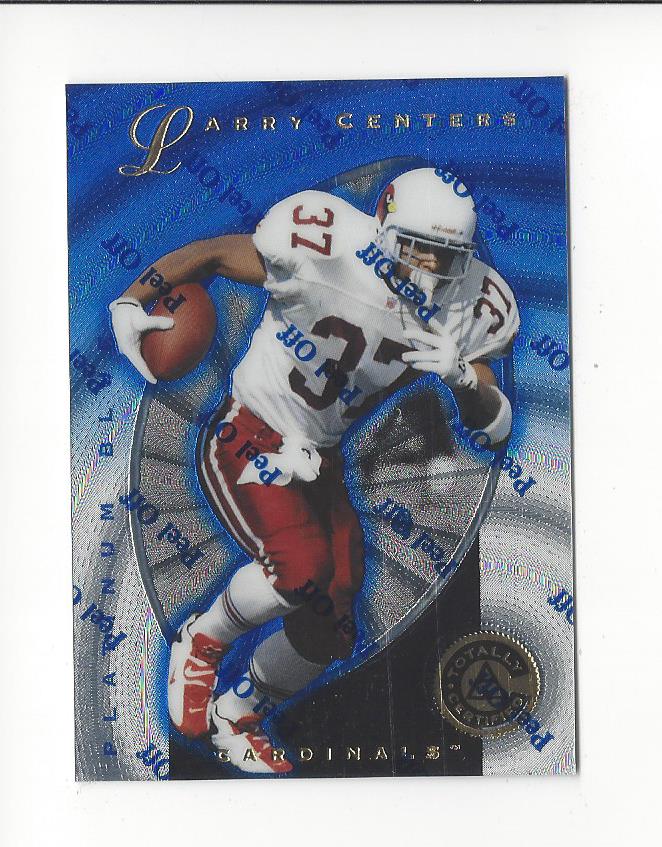 1997 Pinnacle Totally Certified Platinum Blue #47 Larry Centers
