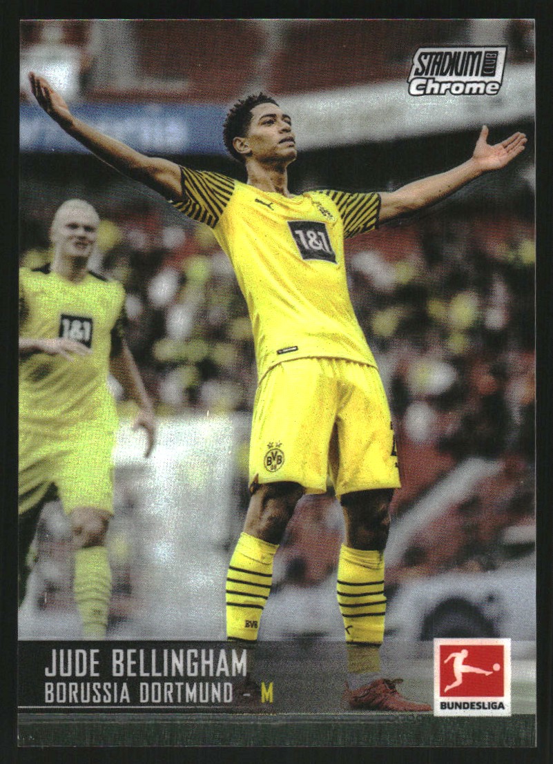 2021 Stadium Club Chrome UEFA '92 Beam Team Red Jude Bellingham