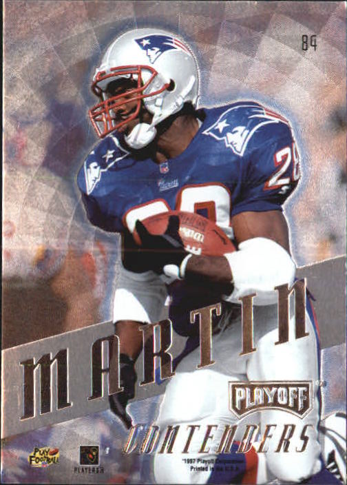 1997 Playoff Contenders #84 Curtis Martin back image