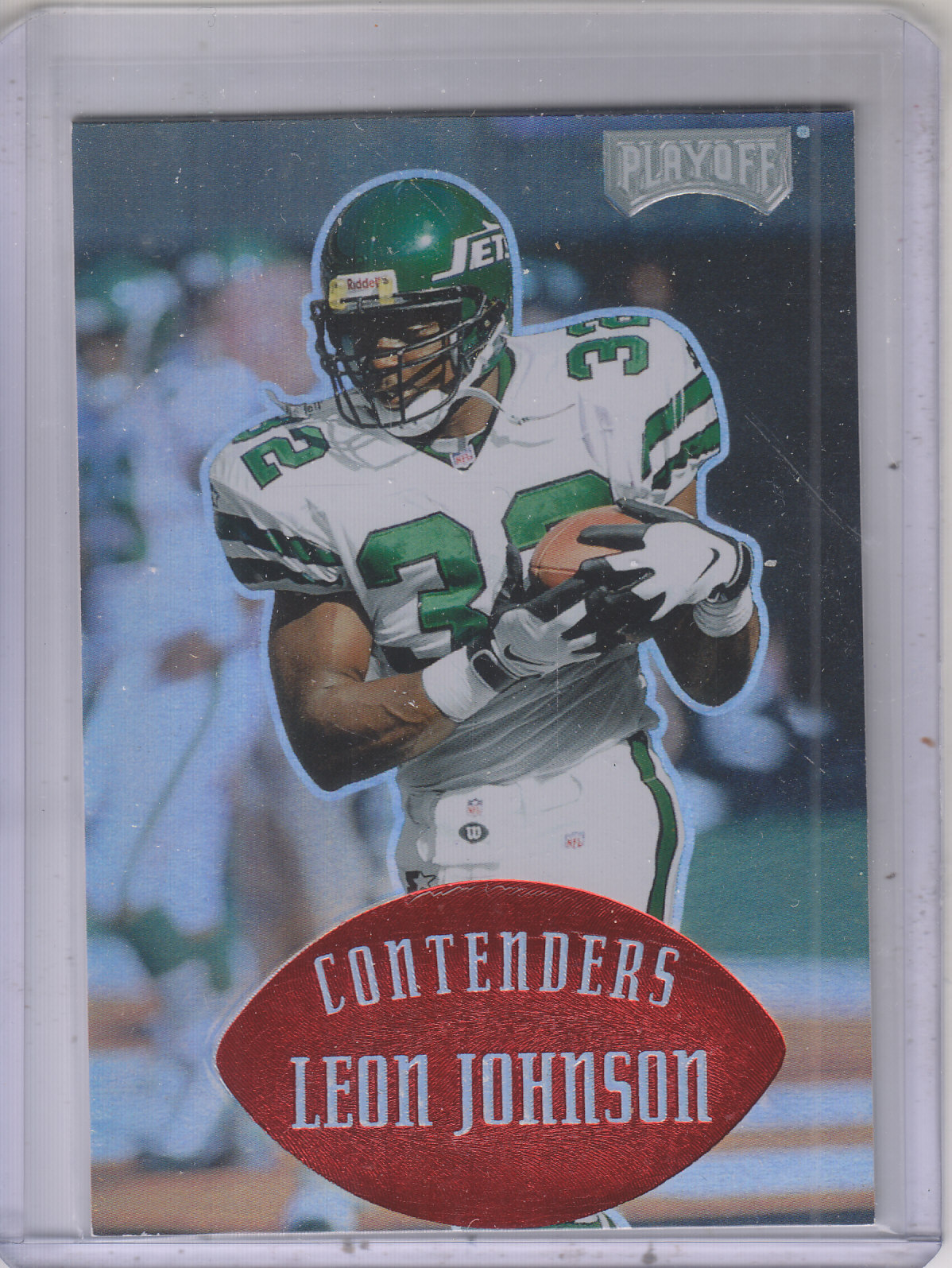 1997 Playoff Contenders Red #102 Leon Johnson