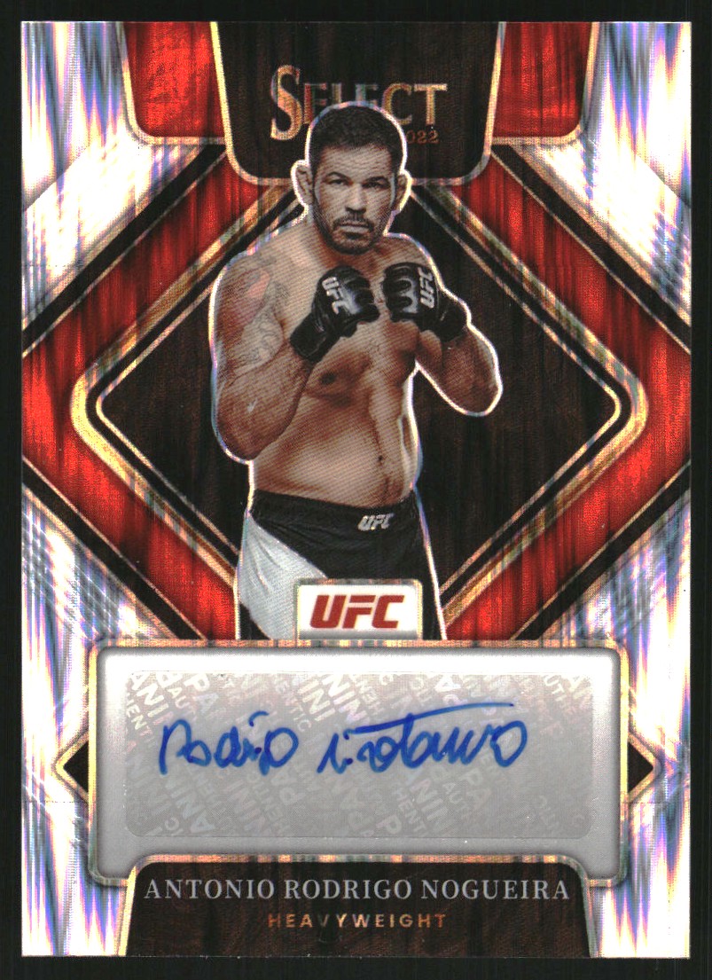2022 Select UFC Signatures Prizms Flash #SGARN Antonio Rodrigo Nogueira