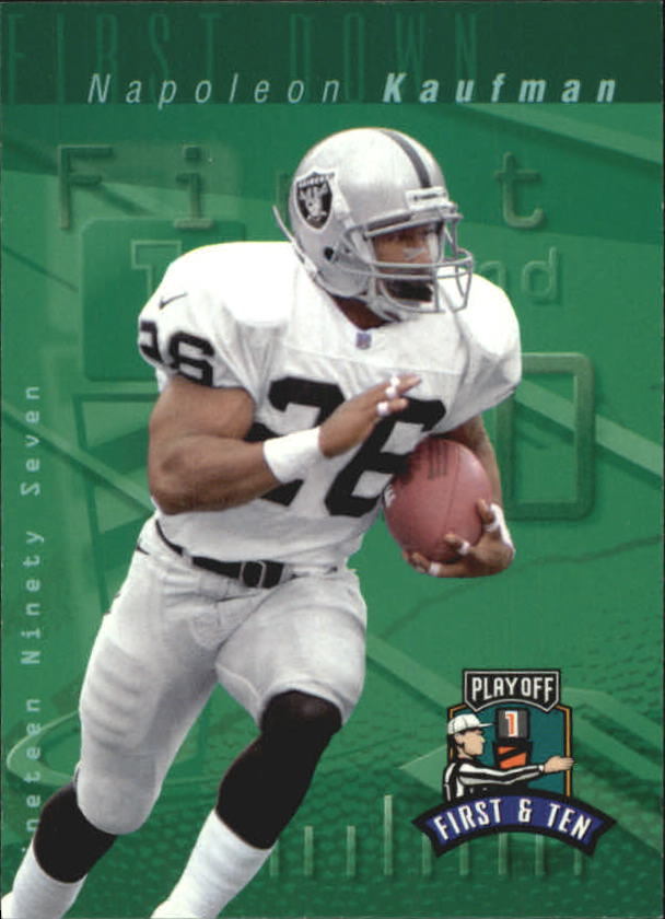 1997 Playoff First and Ten #106 Napoleon Kaufman - NM-MT