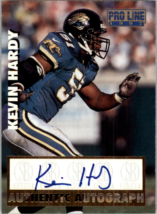 1997 Pro Line Autographs #29 Kevin Hardy on Fanatics Collect