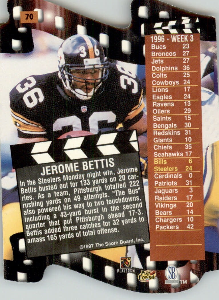 1997 Pro Line DC3 Football Cards - Picture 41 of 51
