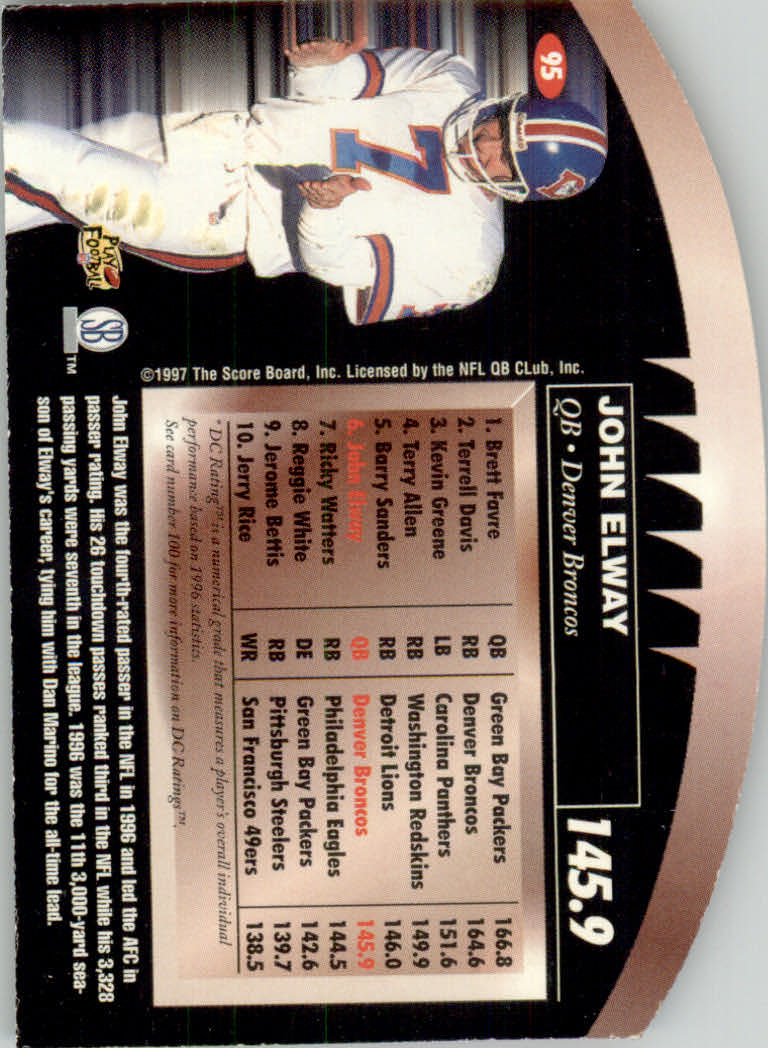 1997 Pro Line DC3 Football Cards - Picture 49 of 51
