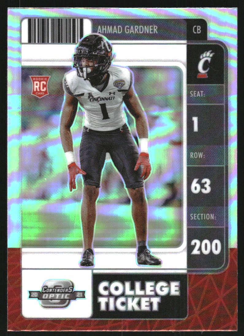 2022 Panini Chronicles Draft Picks Contenders Optic Silver #25 Ahmad Gardner