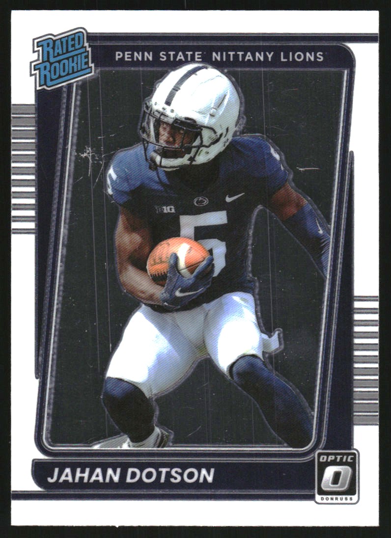 : JAHAN DOTSON RC MEM 2022 Panini Select Draft