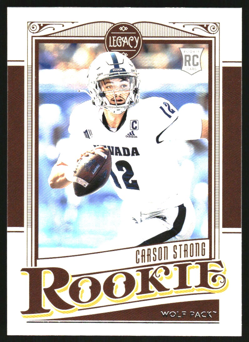 2022 Select Draft Picks Carson Strong Rookie Card Nevada Wolf Pack