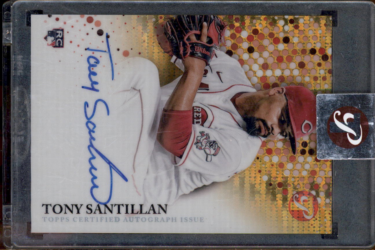 2022 Topps Pristine Autographs Gold Pristine Refractors #PATS Tony Santillan