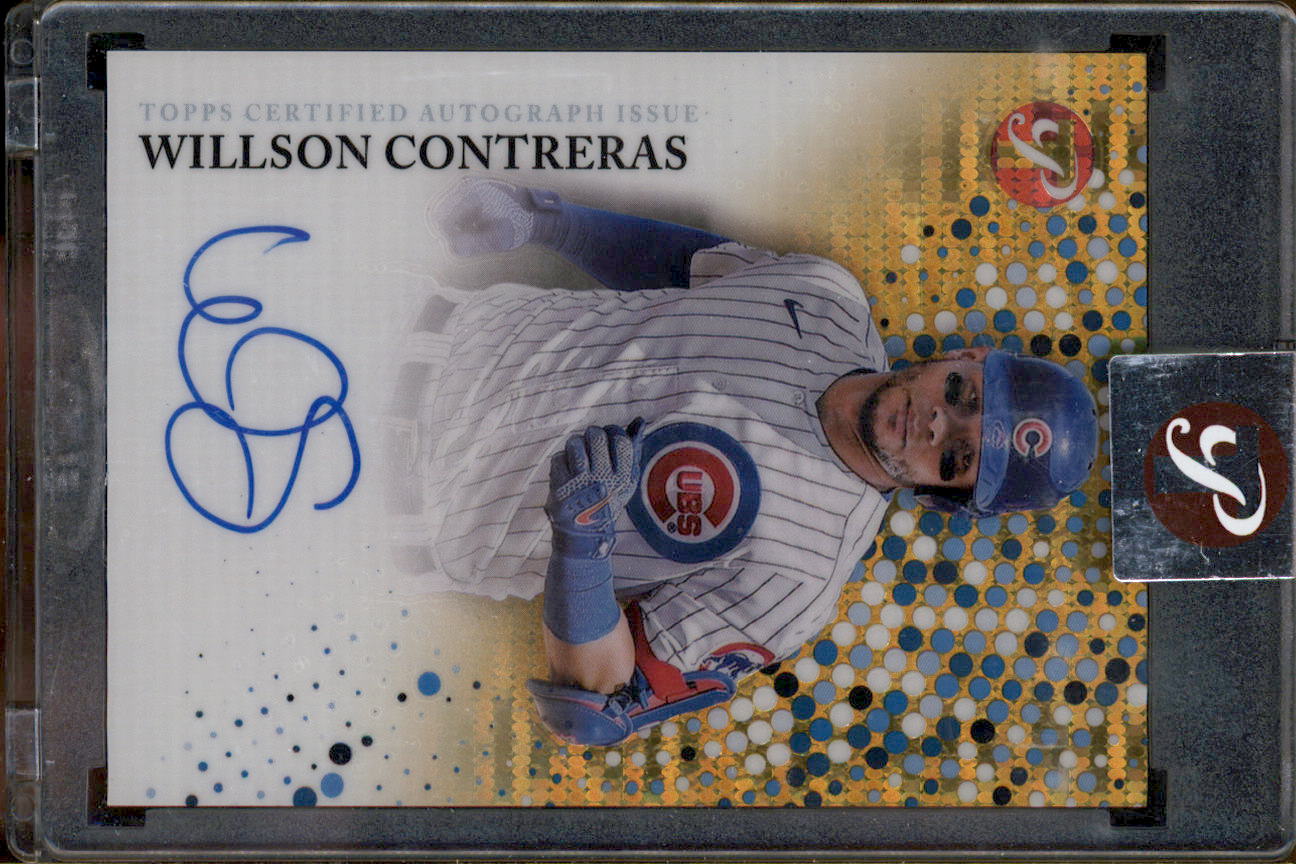 2022 Topps Pristine Autographs Gold Pristine Refractors #PAWC Willson Contreras