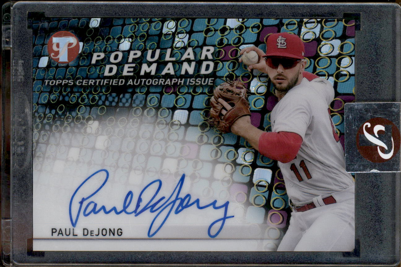 2022 Topps Pristine Popular Demand Autographs #PDAPD Paul DeJong