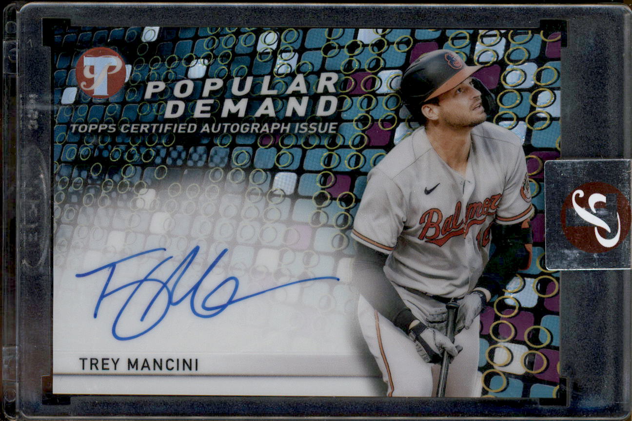 2022 Topps Pristine Popular Demand Autographs #PDATM Trey Mancini