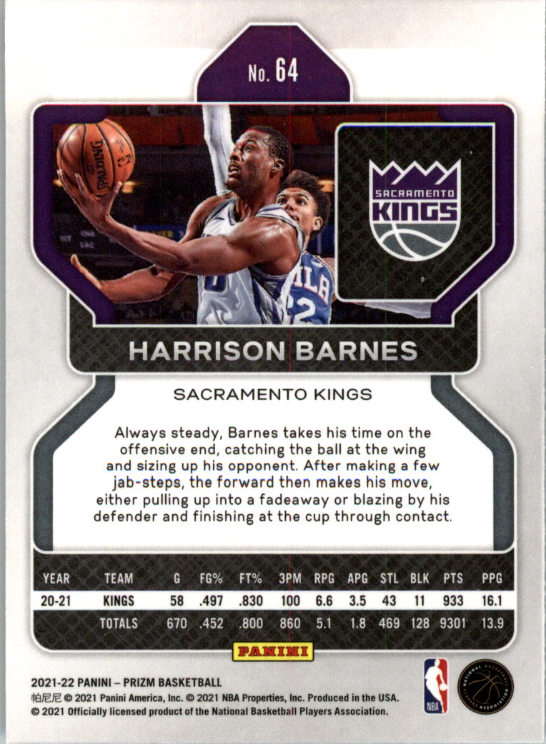 2021-22 Panini Prizm Basketball Card Pick (Base) 1-250 - Picture 129 of 499