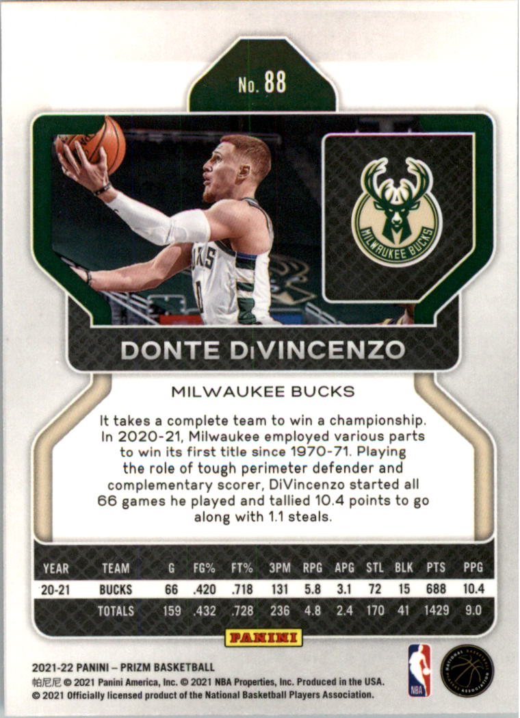 2021-22 Panini Prizm Basketball Card Pick (Base) 1-250 - Picture 177 of 499