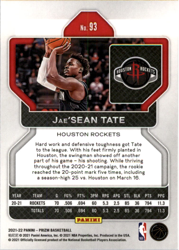 2021-22 Panini Prizm Basketball Card Pick (Base) 1-250 - Picture 187 of 499
