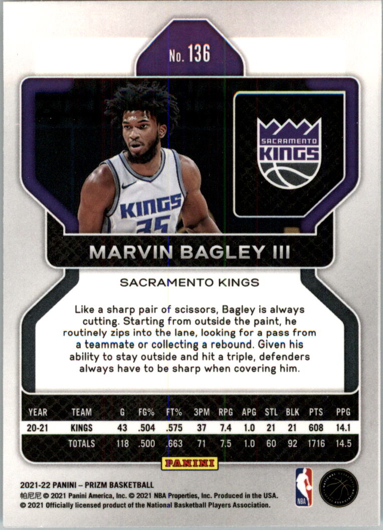 2021-22 Panini Prizm Basketball Card Pick (Base) 1-250 - Picture 273 of 499