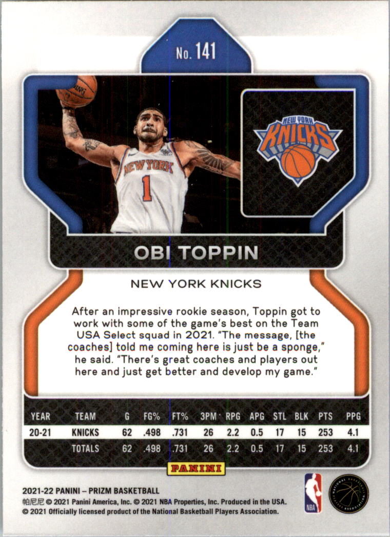 2021-22 Panini Prizm Basketball Card Pick (Base) 1-250 - Picture 283 of 499