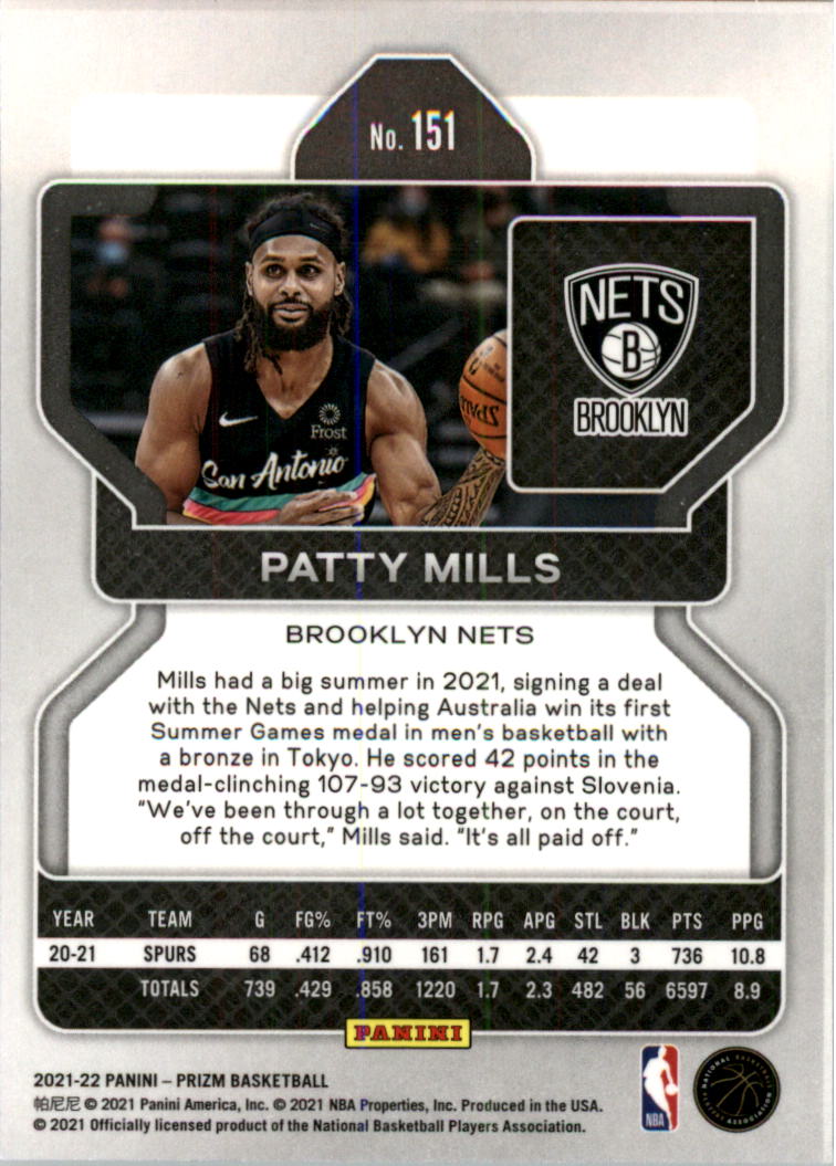 2021-22 Panini Prizm Basketball Card Pick (Base) 1-250 - Picture 303 of 499